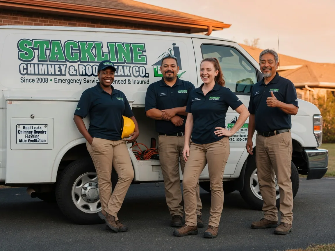 Chimney flashing repair company in Francis, OK